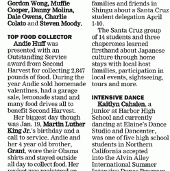 Name-dropping – Santa Cruz Sentinel