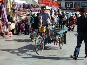 Tibet on bike by Karen Kefauver
